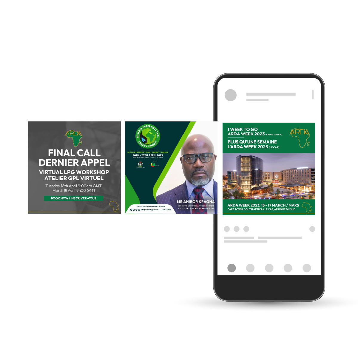 ARDA-80 ARDA social media graphics design