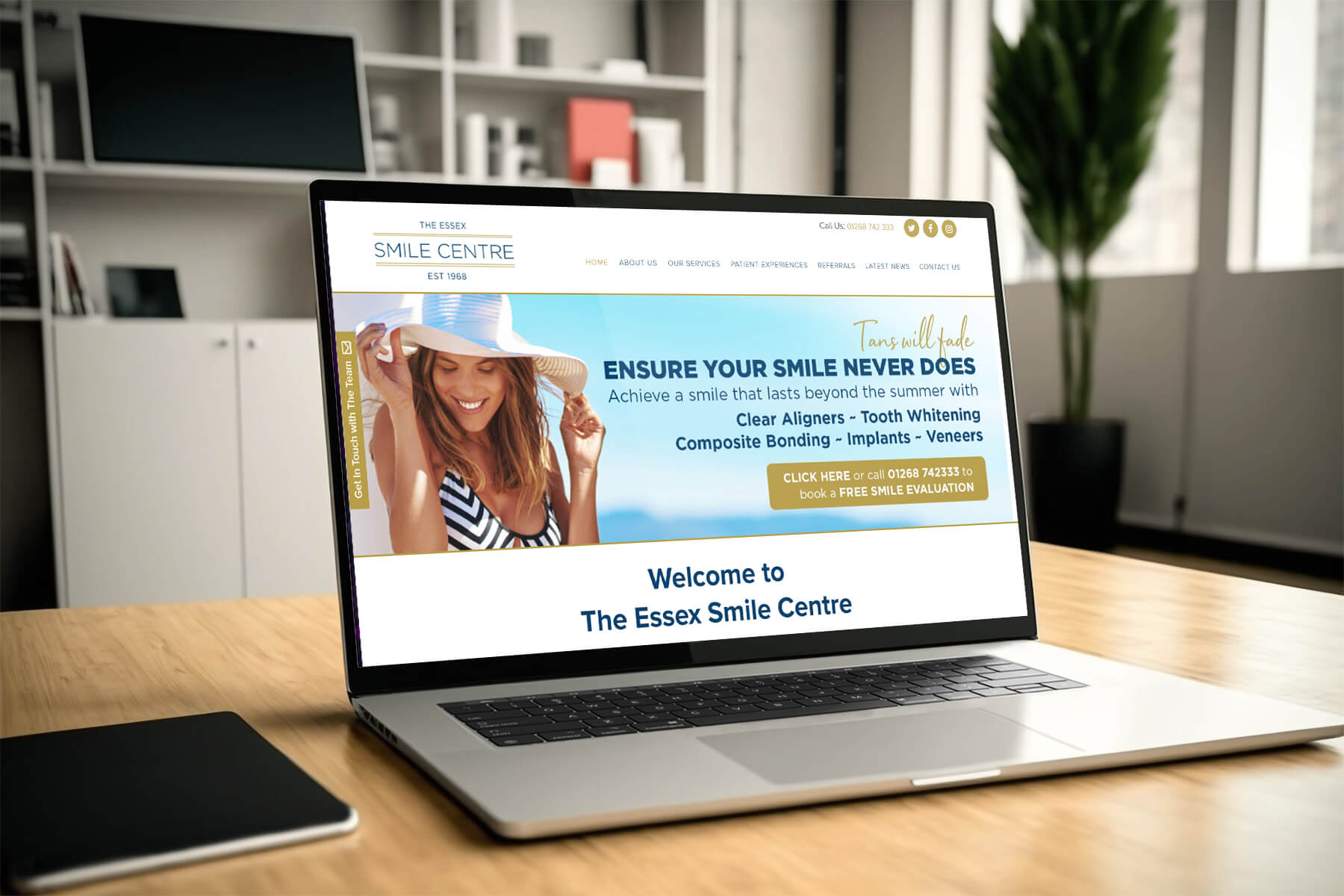 Essex Smile Centre dentist website design