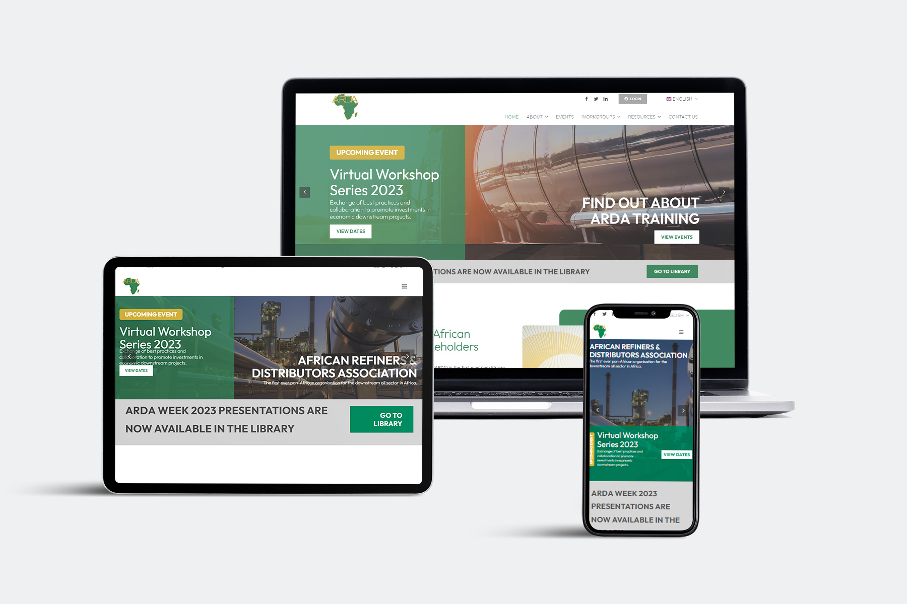 arda responsive ARDA responsive website design