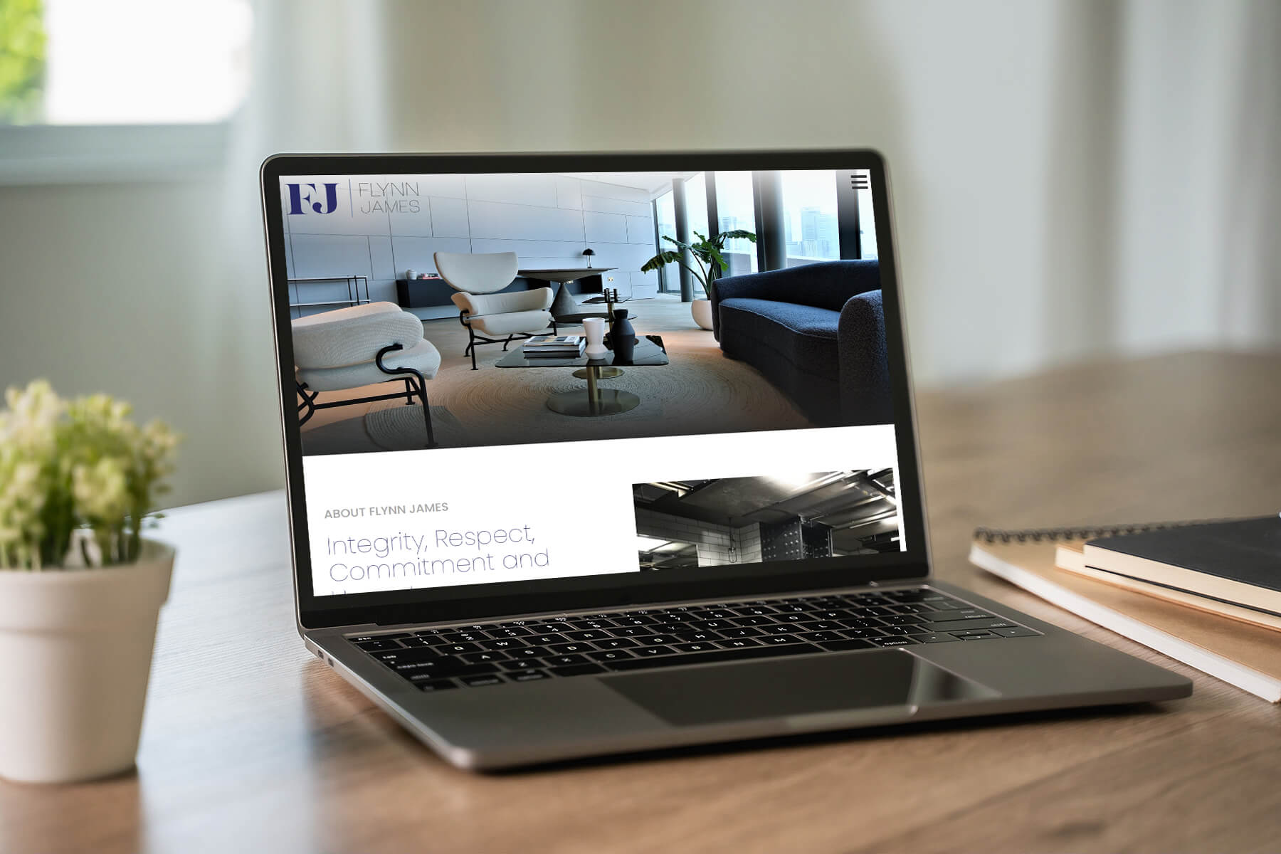 Flynn James website design